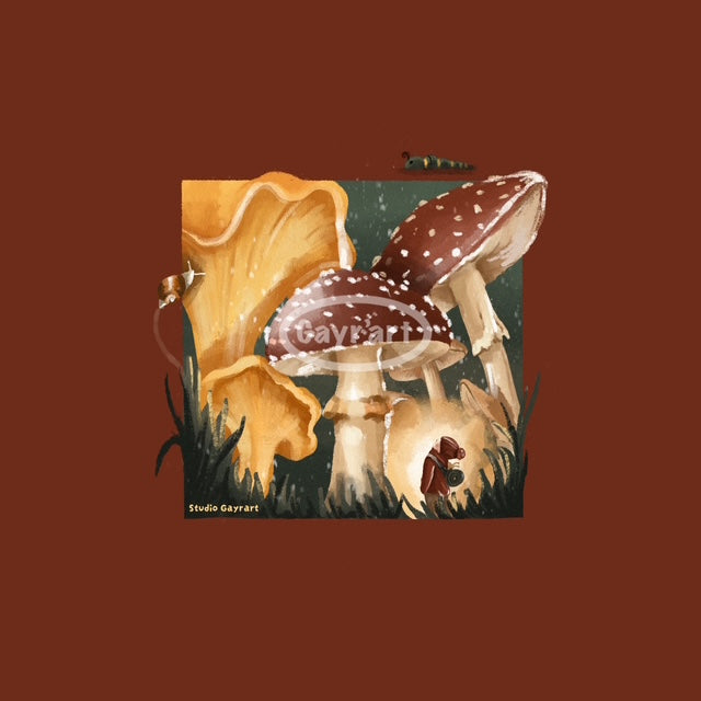 Promenade sous les champignons