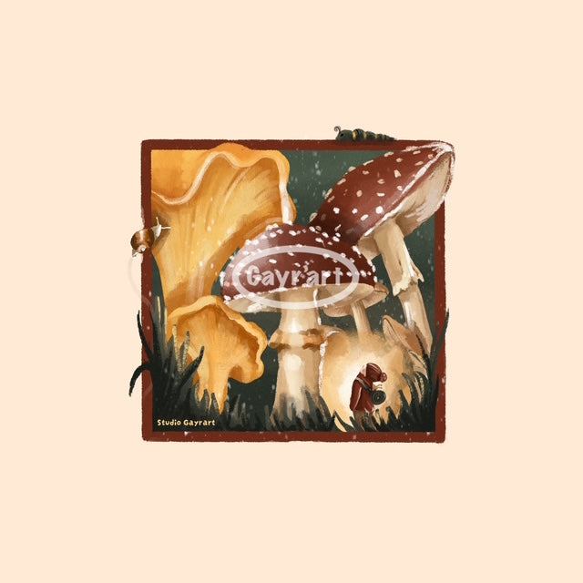 Promenade sous les champignons