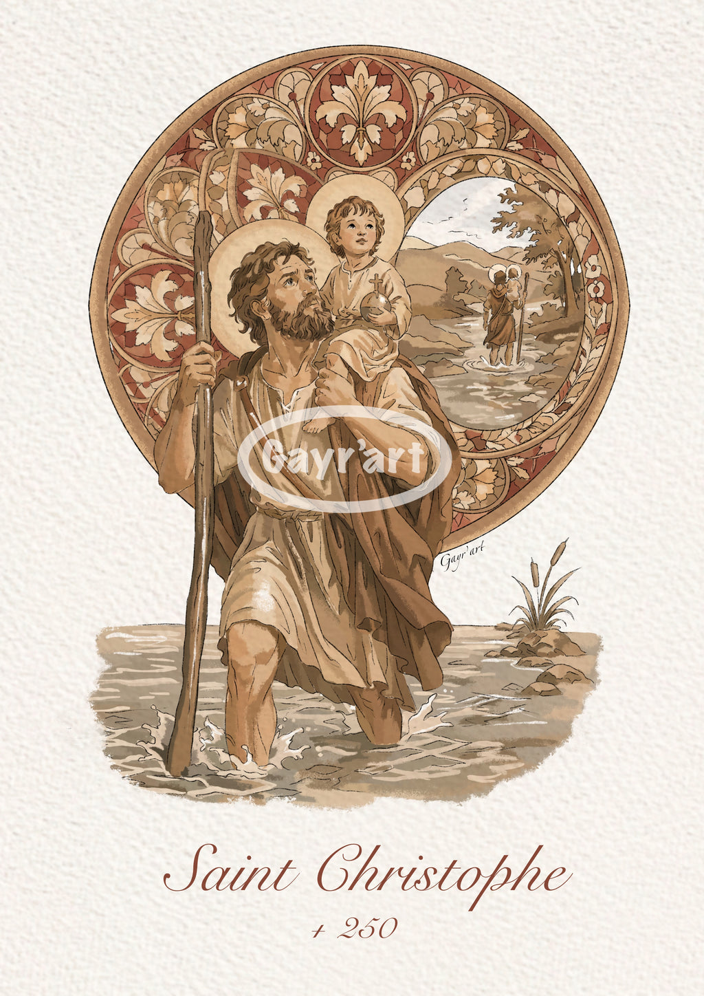 Saint Christophe, le porteur du Christ