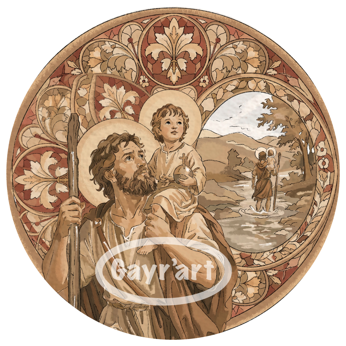Saint Christophe, le porteur du Christ
